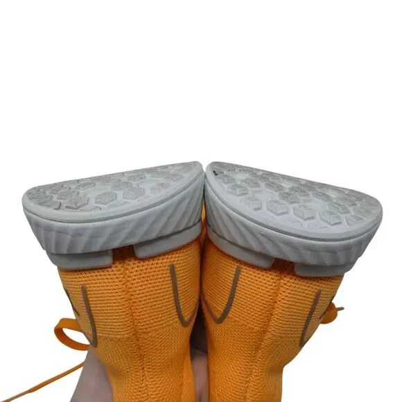 Flux Adapt Cantaloupe Orange Breathable Knit Runners Sneakers - Picture 11 of 12